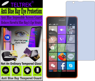 TELTREK Tempered Glass Guard for MICROSOFT LUMIA 540 DUAL SIM (Impossible UV AntiBlue Light)(Pack of 1)