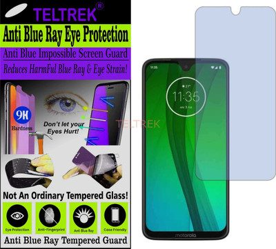 TELTREK Tempered Glass Guard for MOTOROLA G7 PLUS (Impossible UV AntiBlue Light)(Pack of 1)