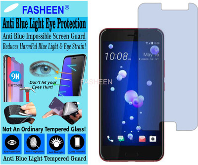 Fasheen Tempered Glass Guard for HTC U11 (Impossible UV AntiBlue Light)(Pack of 1)