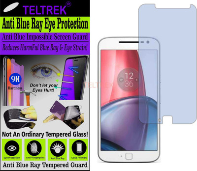 TELTREK Tempered Glass Guard for MOTO G4 (Impossible UV AntiBlue Light)(Pack of 1)