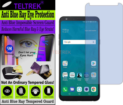 TELTREK Tempered Glass Guard for LG Q STYLO 4 (Impossible UV AntiBlue Light)(Pack of 1)