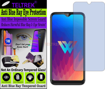 TELTREK Tempered Glass Guard for LG W30 (Impossible UV AntiBlue Light)(Pack of 1)