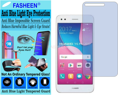 Fasheen Tempered Glass Guard for HUAWEI HONOR Y6 PRO 2017 (Impossible UV AntiBlue Light)(Pack of 1)