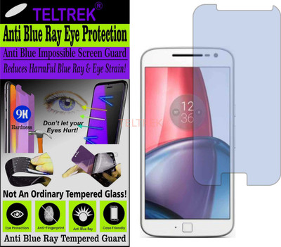 TELTREK Tempered Glass Guard for MOTOROLA MOTO G4 PLUS (Impossible UV AntiBlue Light)(Pack of 1)