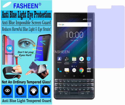 Fasheen Tempered Glass Guard for BLACKBERRY KEY 2 LE (Impossible UV AntiBlue Light)(Pack of 1)