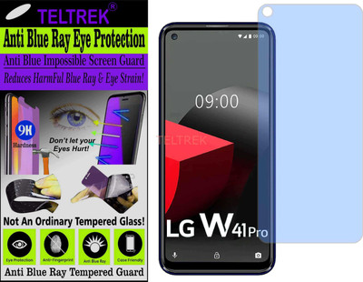 TELTREK Tempered Glass Guard for LG W41 (Impossible UV AntiBlue Light)(Pack of 1)