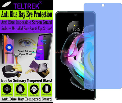 TELTREK Tempered Glass Guard for MOTOROLA MOTO EDGE 20 (Impossible UV AntiBlue Light)(Pack of 1)