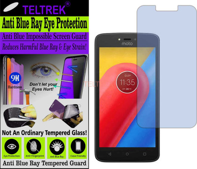 TELTREK Tempered Glass Guard for MOTOROLA MOTO C XT 1750 (Impossible UV AntiBlue Light)(Pack of 1)
