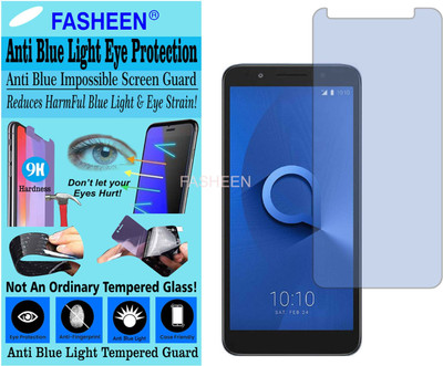 Fasheen Tempered Glass Guard for ALCATEL 1X (Impossible UV AntiBlue Light)(Pack of 1)