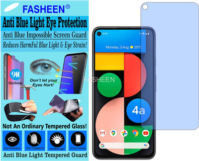 Fasheen Tempered Glass Guard for GOOGLE PIXEL 4A 5G (Impossible UV AntiBlue Light)(Pack of 1)