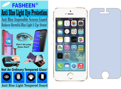 Fasheen Tempered Glass Guard for APPLE IPHONE 5S (Impossible UV AntiBlue Light)(Pack of 1)