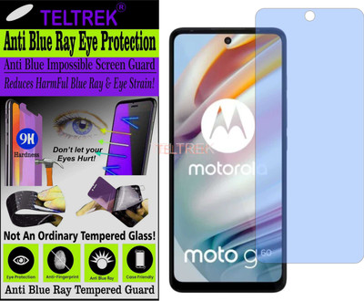 TELTREK Tempered Glass Guard for MOTOROLA MOTO G40 FUSION (Impossible UV AntiBlue Light)(Pack of 1)