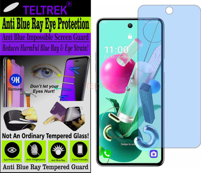 TELTREK Tempered Glass Guard for LG K92 5G (Impossible UV AntiBlue Light)(Pack of 1)