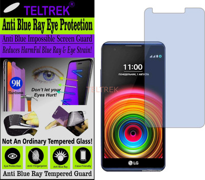 TELTREK Tempered Glass Guard for LG X POWER (Impossible UV AntiBlue Light)(Pack of 1)