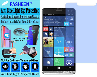 Fasheen Tempered Glass Guard for HP ELITE X3 (Impossible UV AntiBlue Light)(Pack of 1)