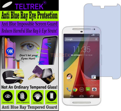 TELTREK Tempered Glass Guard for MOTOROLA G2 (Impossible UV AntiBlue Light)(Pack of 1)