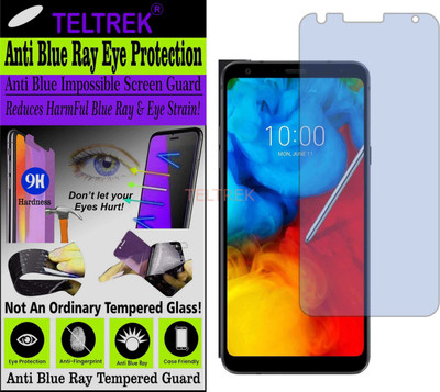 TELTREK Tempered Glass Guard for LG Q STYLUS PLUS (Impossible UV AntiBlue Light)(Pack of 1)
