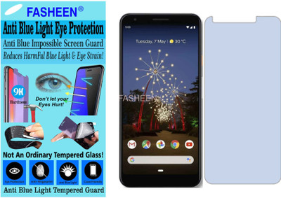 Fasheen Tempered Glass Guard for GOOGLE PIXEL 3 LITE XL (Impossible UV AntiBlue Light)(Pack of 1)