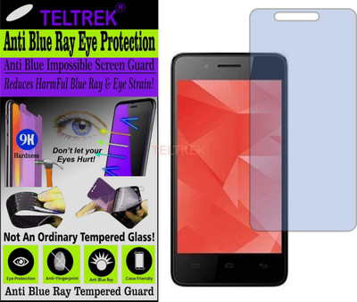 TELTREK Tempered Glass Guard for MICROMAX BHARAT 2 Q402 (Impossible UV AntiBlue Light)(Pack of 1)