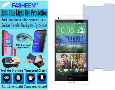 Fasheen Tempered Glass Guard for HTC 820Q DUAL SIM (Impossible UV AntiBlue Light)(Pack of 1)