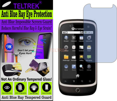 TELTREK Tempered Glass Guard for MICROMAX A70 (Impossible UV AntiBlue Light)(Pack of 1)