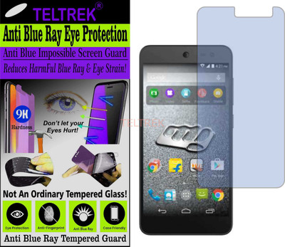 TELTREK Tempered Glass Guard for MICROMAX CANVAS XPRESS 2 E313 (Impossible UV AntiBlue Light)(Pack of 1)