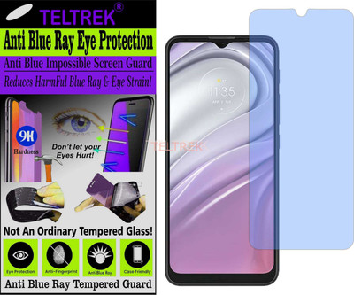 TELTREK Tempered Glass Guard for MOTOROLA MOTO G20 (Impossible UV AntiBlue Light)(Pack of 1)