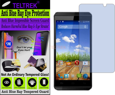 TELTREK Tempered Glass Guard for MICROMAX CANVAS FIRE A104 (Impossible UV AntiBlue Light)(Pack of 1)