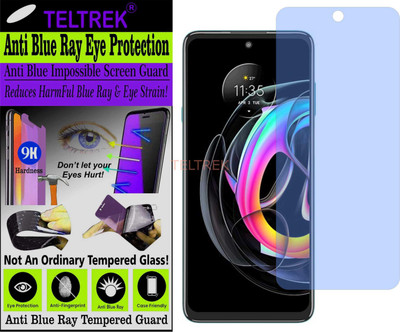 TELTREK Tempered Glass Guard for MOTOROLA MOTO EDGE 20 LITE (Impossible UV AntiBlue Light)(Pack of 1)