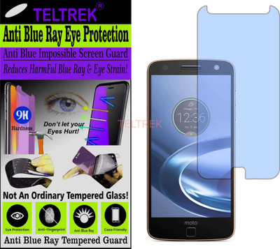 TELTREK Tempered Glass Guard for MOTO Z FORCE DROID (Impossible UV AntiBlue Light)(Pack of 1)