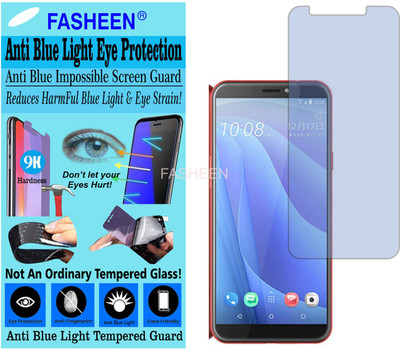 Fasheen Tempered Glass Guard for HTC DESIRE 12S (Impossible UV AntiBlue)(Pack of 1)