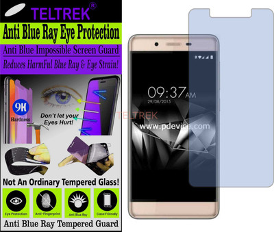 TELTREK Tempered Glass Guard for MICROMAX CANVAS JUICE A1 PLUS Q4260 (Impossible UV AntiBlue Light)(Pack of 1)