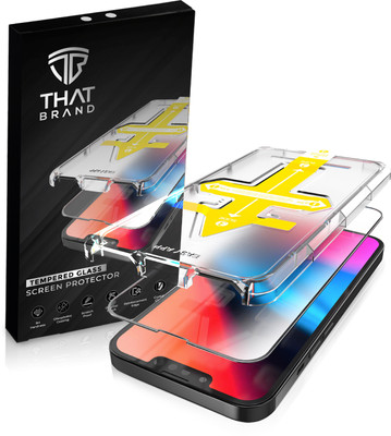 That Brand Edge To Edge Tempered Glass for Apple iPhone 13 Pro Max(Pack of 1)