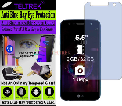 TELTREK Tempered Glass Guard for LG X500 (Impossible UV AntiBlue Light)(Pack of 1)