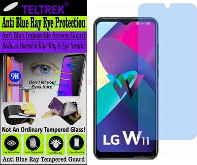 TELTREK Tempered Glass Guard for LG W11 (Impossible UV AntiBlue Light)(Pack of 1)