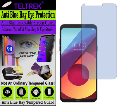 TELTREK Tempered Glass Guard for LG Q6 (Impossible UV AntiBlue Light)(Pack of 1)