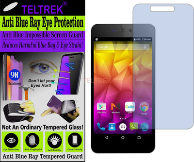 TELTREK Tempered Glass Guard for MICROMAX CANVAS SELFIE LENS Q345 (Impossible UV AntiBlue Light)(Pack of 1)