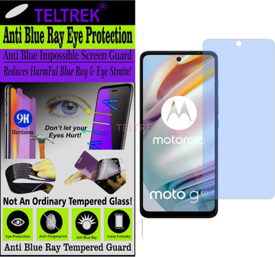 TELTREK Tempered Glass Guard for MOTOROLA MOTO G60 (Impossible UV AntiBlue Light)(Pack of 1)