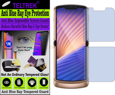 TELTREK Tempered Glass Guard for MOTO RAZR 5G (Impossible UV AntiBlue Light)(Pack of 1)