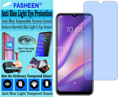 Fasheen Tempered Glass Guard for HTC WILDFIRE E3 (Impossible UV AntiBlue Light)(Pack of 1)