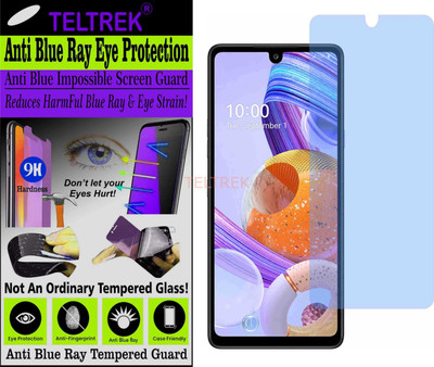 TELTREK Tempered Glass Guard for LG K71 (Impossible UV AntiBlue Light)(Pack of 1)