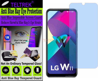 TELTREK Tempered Glass Guard for LG W31 (Impossible UV AntiBlue Light)(Pack of 1)