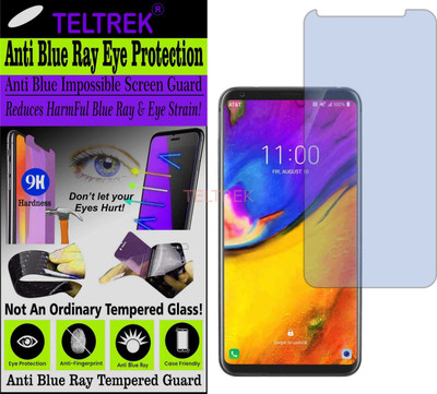 TELTREK Tempered Glass Guard for LG V35 PLUS THINQ (Impossible UV AntiBlue Light)(Pack of 1)