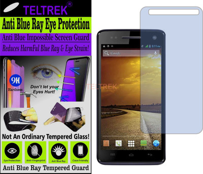 TELTREK Tempered Glass Guard for MICROMAX CANVAS 2 COLOURS A120 (Impossible UV AntiBlue Light)(Pack of 1)