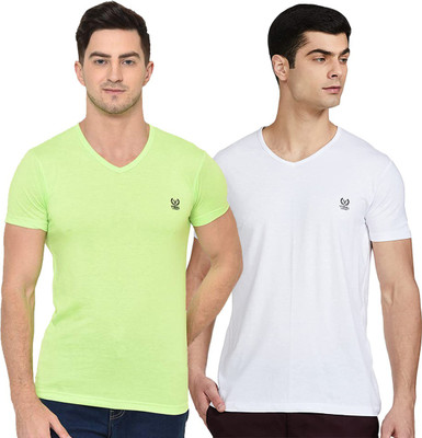Jonney Colorblock Men Round Neck Multicolor T-Shirt
