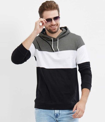 HOLDIT Solid Men Hooded Neck Multicolor T-Shirt