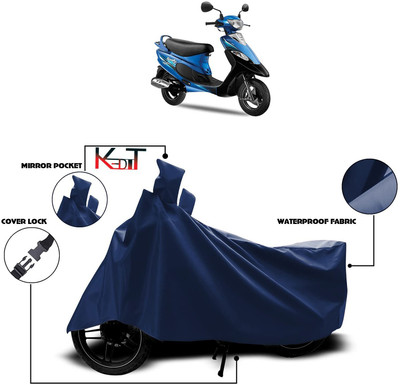 KEDIT Waterproof Two Wheeler Cover for Universal For Bike(Zest, Multicolor)