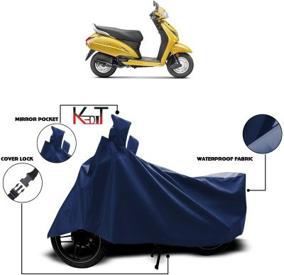 KEDIT Waterproof Two Wheeler Cover for Honda(Activa 5G, Blue)