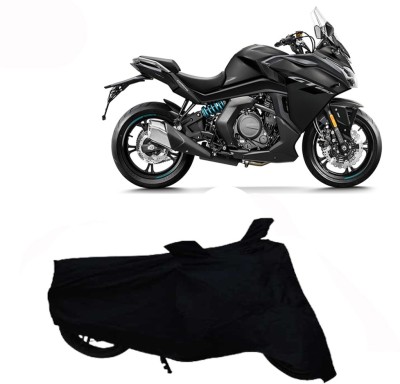 Exciting collections Waterproof Two Wheeler Cover for CFMoto(650GT, Black)