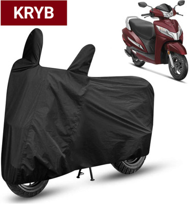 AUTOCAD Waterproof Two Wheeler Cover for Hero(Destini 125, Black)